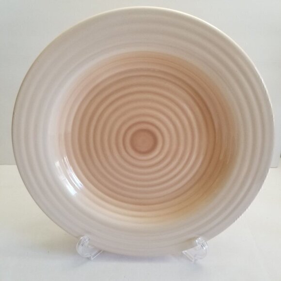 Mid-Century Hausenware Twist Orange Dinner Plate - Picture 6 of 6